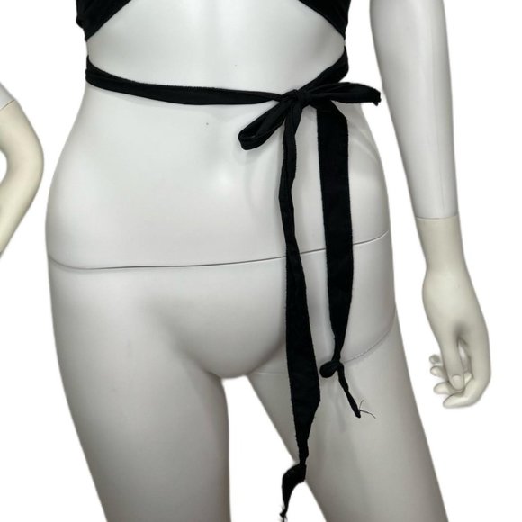 Adika Black Warp Top - Picture 6 of 8